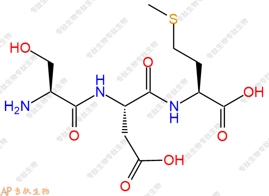 三肽Ser Asp Met H2N Ser Asp Met OH H2N SDM OH 三肽 杭州专肽生物技术有限公司的多肽产品