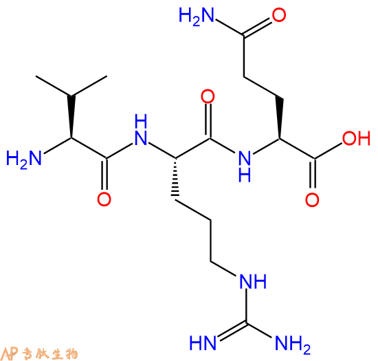 三肽Val Arg Gln H2N Val Arg Gln OH H2N VRQ OH 三肽 杭州专肽生物技术有限公司的多肽产品