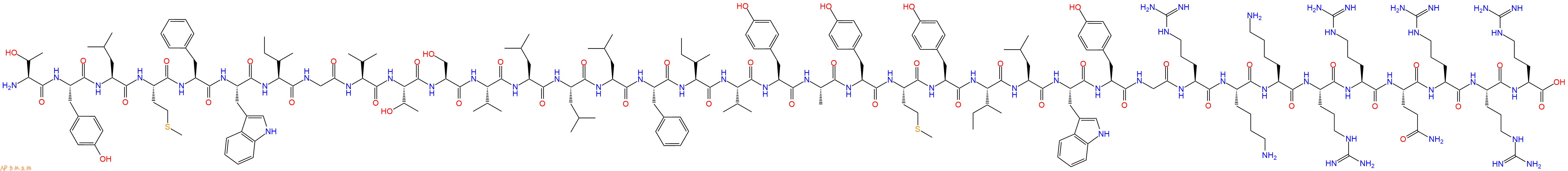 Thr Tyr Leu Met Phe Trp Ile Gly Val Thr Ser Va H2N Thr Tyr Leu Met Phe
