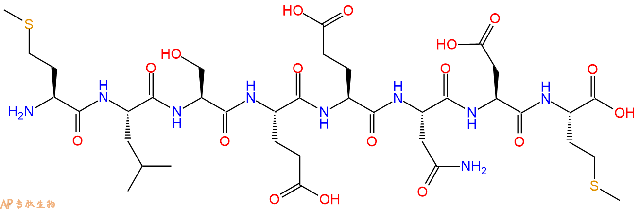 多肽MLSEENDM的参数和合成路线|三字母为Met-Leu-Ser-Glu-Glu-Asn-Asp