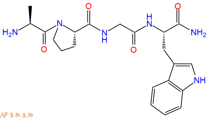专肽生物产品四肽Ala-Pro-Gly-Trp-NH2144110-40-7