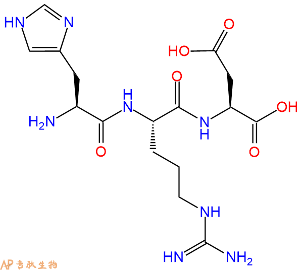专肽生物产品三肽His-Arg-Asp