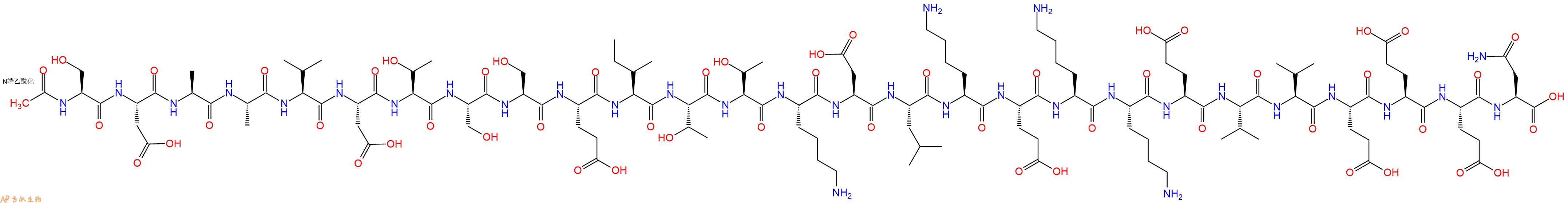 专肽生物产品胸腺法新杂质B