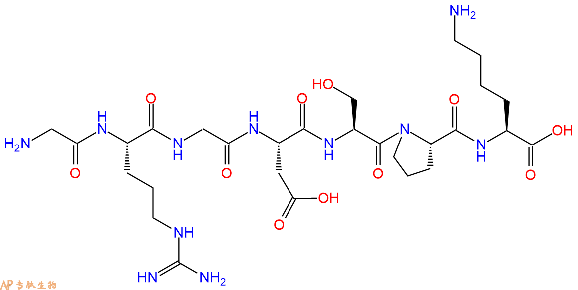 专肽生物产品七肽GRGDSPK111119-28-9