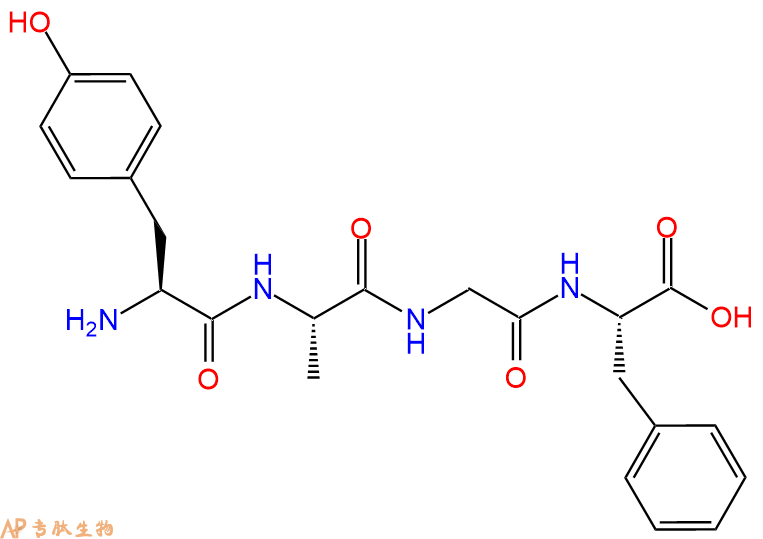 专肽生物产品四肽Tyr-Ala-Gly-Phe195970-32-2