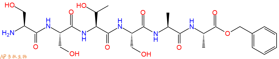 专肽生物产品六肽Ser-Ser-Thr-Ser-Ala-Ala-苄酯化79639-15-9