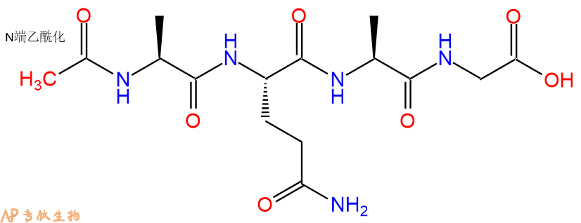 专肽生物产品四肽Ac-Ala-Gln-Ala-Gly91861-95-9