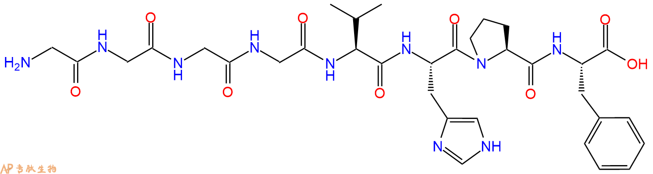 专肽生物产品八肽GGGGVHPF27167-45-9