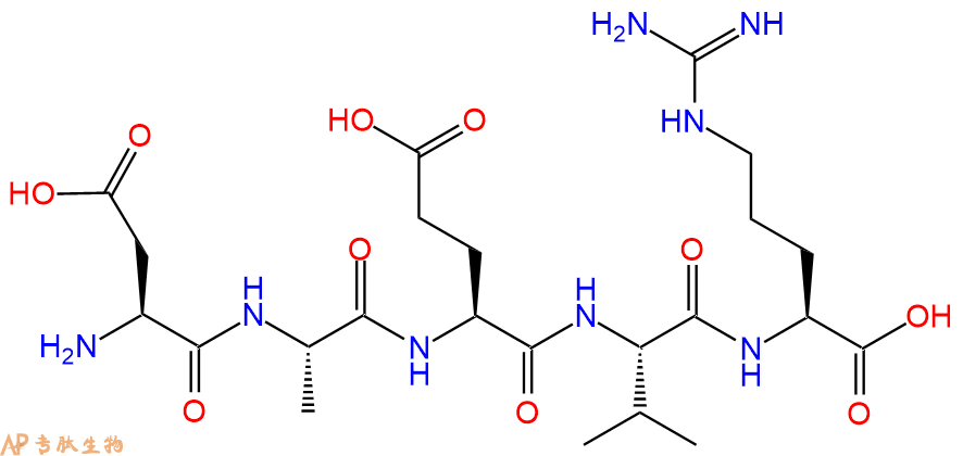 专肽生物产品五肽Asp-Ala-Glu-Val-Arg121274-56-4