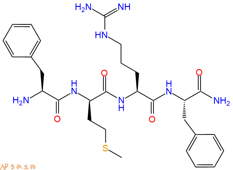 专肽生物产品四肽Phe-DMET-Arg-Phe-NH284313-43-9