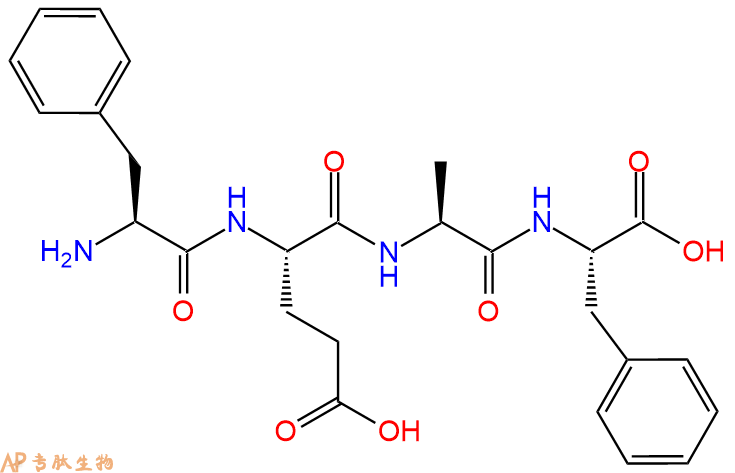 专肽生物产品四肽Phe-Glu-Ala-Phe320372-39-2