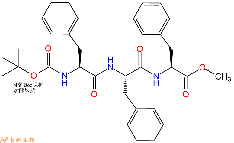 专肽生物产品三肽Boc-Phe-Phe-Phe--甲酯化53558-75-1