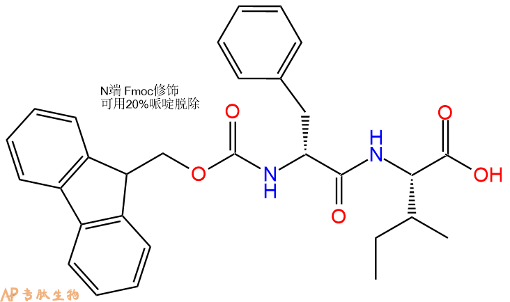 专肽生物产品二肽Fmoc-DPhe-Ile144073-26-7