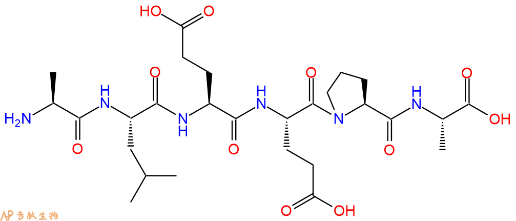 专肽生物产品六肽Ala-Leu-Glu-Glu-Pro-Ala85250-22-2