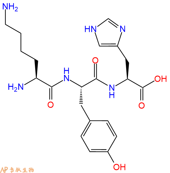 专肽生物产品三肽Lys-Tyr-His