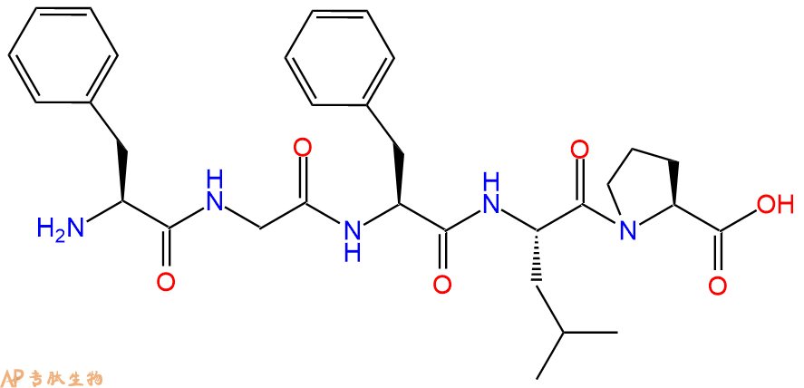 专肽生物产品五肽Phe-Gly-Phe-Leu-Pro74509-25-4