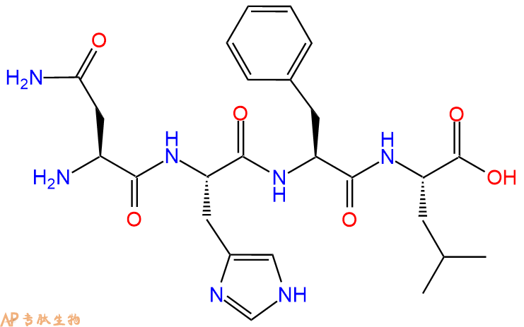 专肽生物产品四肽Asn-His-Phe-Leu1235882-72-0