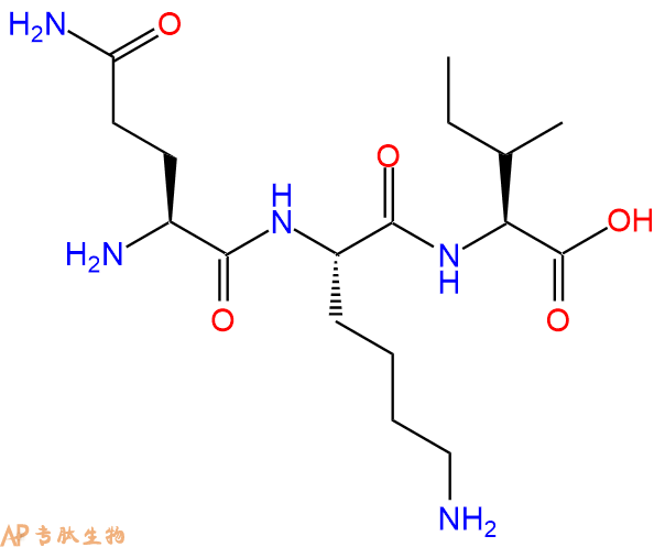 专肽生物产品三肽Gln-Lys-Ile