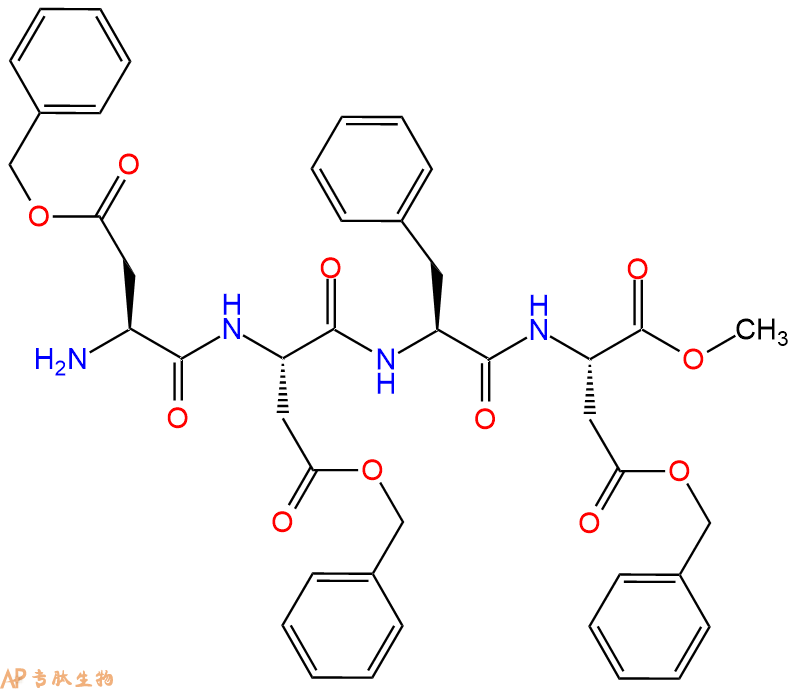专肽生物产品四肽[Asp(OBzl)]2-Phe-Asp(OBzl)-甲酯化1448070-52-7