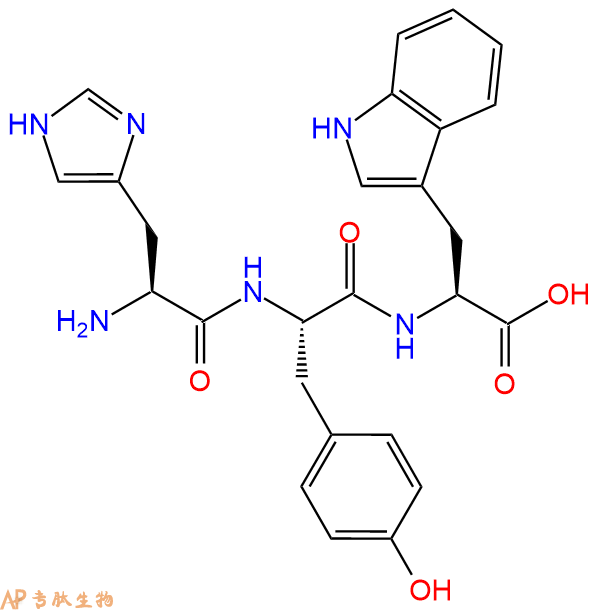 专肽生物产品三肽His-Tyr-Trp