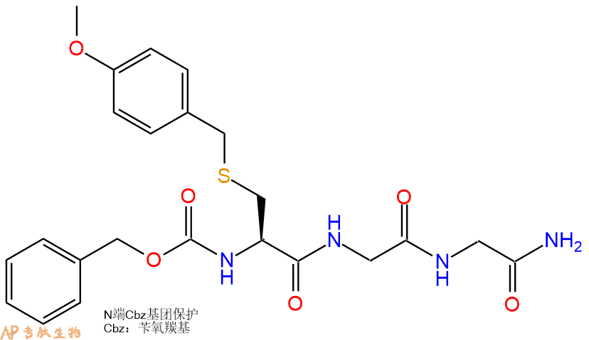 专肽生物产品三肽Cbz-Cys(BzlOMe)-Gly2-NH277374-45-9