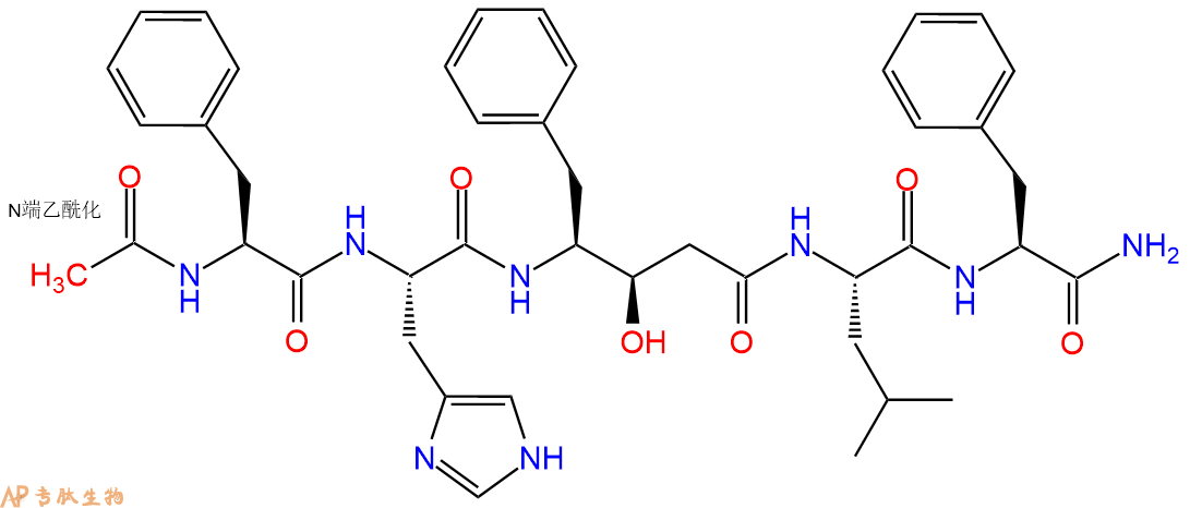 专肽生物产品五肽Ac-Phe-His-AHPPA-Leu-Phe-NH298105-38-5