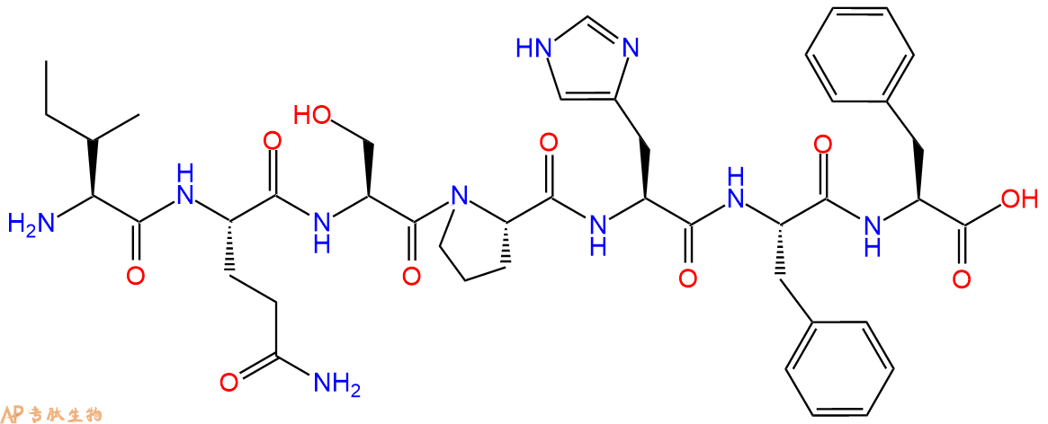 专肽生物产品七肽IQSPHFF286465-25-6
