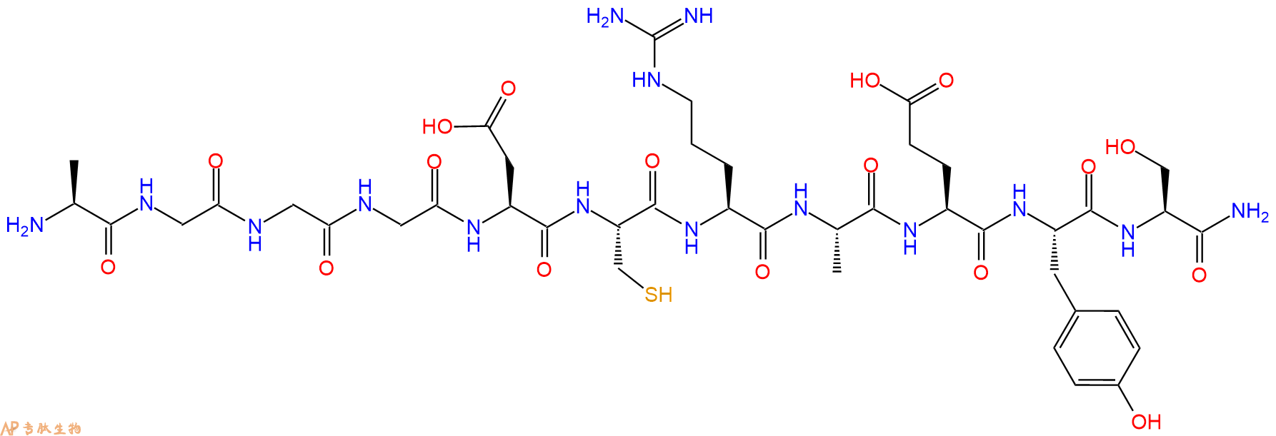 专肽生物产品AG3DCRAEYS-NH21166833-24-4