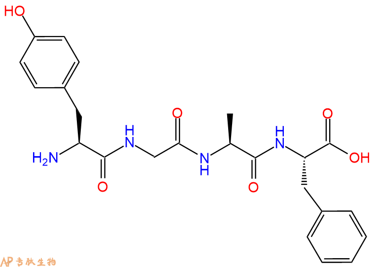 专肽生物产品四肽Tyr-Gly-Ala-Phe170684-65-8