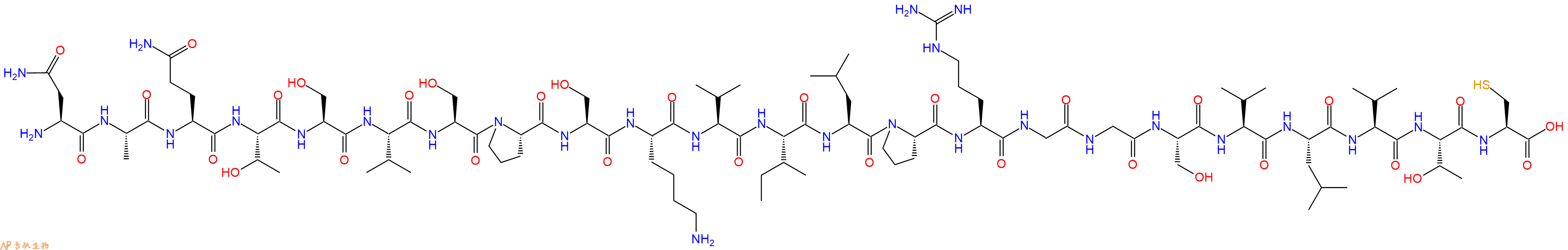 专肽生物产品Asn-Ala-Intercellular Adhesion Molecule 1 (1-21) (human)139227-42-2