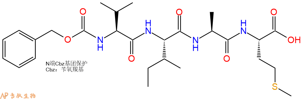 专肽生物产品四肽Cbz-Val-Ile-Ala-Met6686-82-4