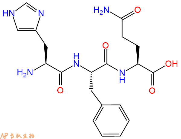 专肽生物产品三肽His-Phe-Gln1236199-17-9