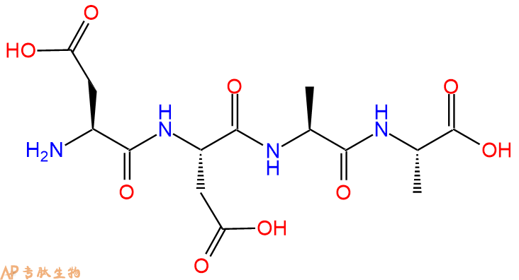 专肽生物产品四肽Asp-Asp-Ala-Ala158642-06-9