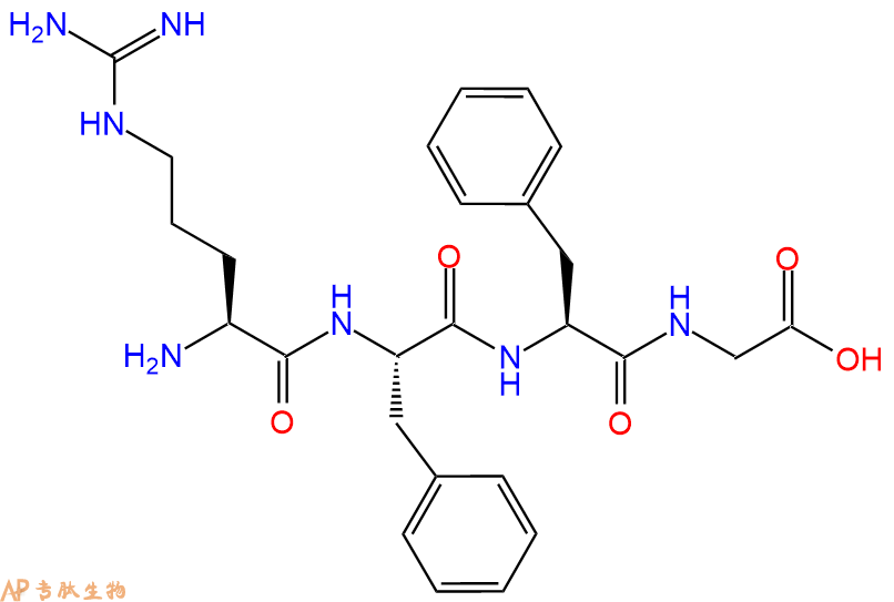 专肽生物产品四肽Arg Phe Phe Gly163350-44-5