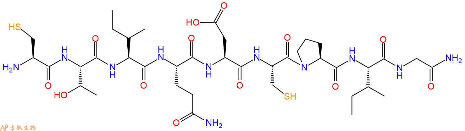 专肽生物产品九肽CTIQDCPIG-NH21579292-58-2