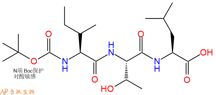 专肽生物产品三肽Boc-Ile-Thr-Leu1025451-88-0