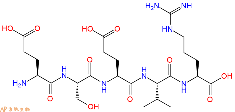 专肽生物产品五肽Glu-Ser-Glu-Val-Arg121274-53-1