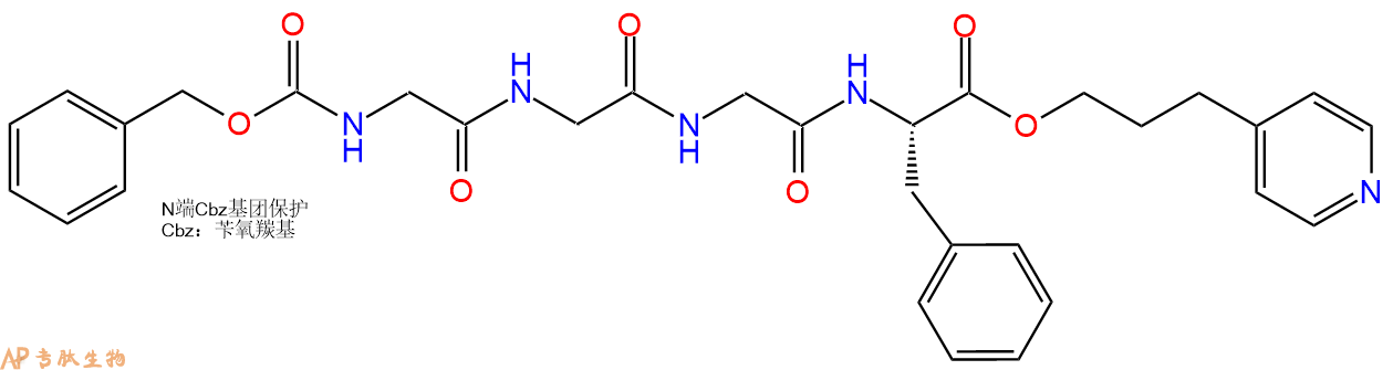 专肽生物产品四肽Cbz-Gly-Gly-Gly-Phe-OP4P26108-22-5
