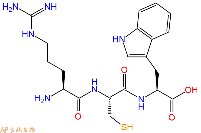 专肽生物产品三肽Arg-Cys-Trp