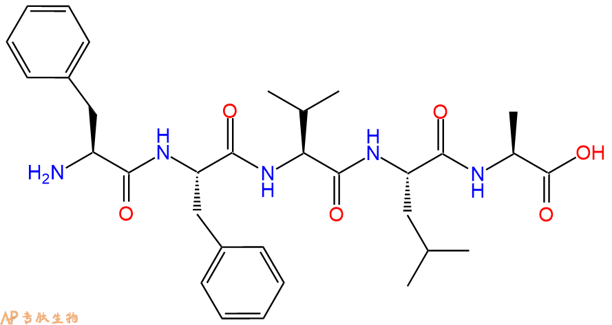 专肽生物产品五肽Phe-Phe-Val-Leu-Ala365537-60-6