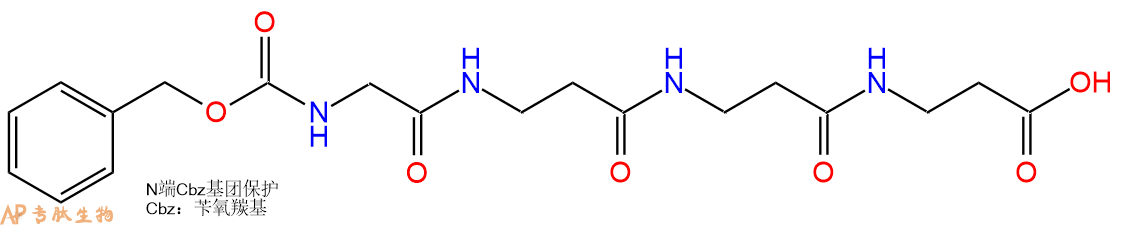 专肽生物产品四肽Cbz-Gly-βAla-βAla-βAla99691-00-6