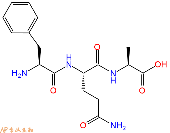 专肽生物产品三肽Phe-Gln-Ala1448220-42-5