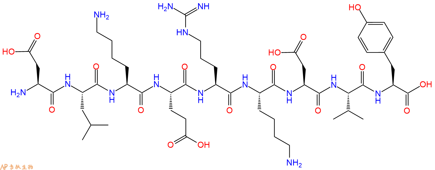 专肽生物产品九肽DLKERKDVY123167-52-2