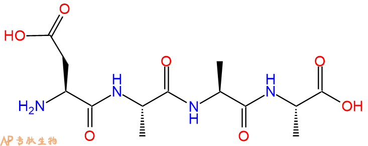 专肽生物产品四肽Asp-Ala-Ala-Ala137506-04-8