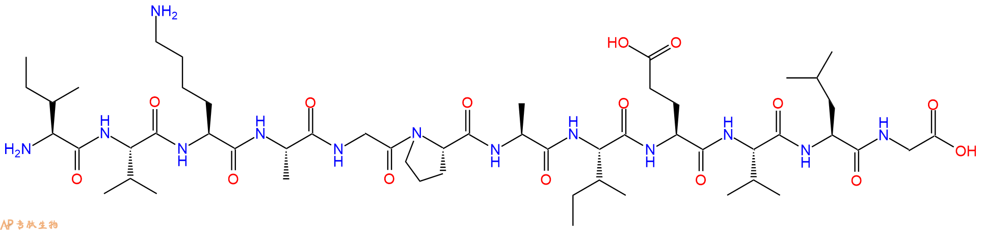 专肽生物产品十二肽IVKAGPAIEVLG108361-53-1