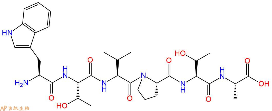 专肽生物产品Nectofibrin Hexapeptide (Rat)123402-49-3