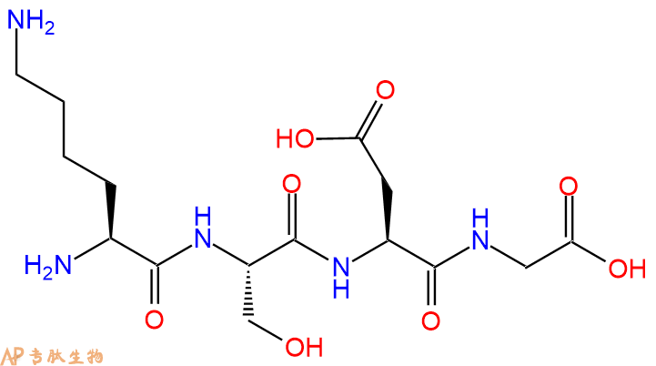 专肽生物产品四肽Lys-Ser-Asp-Gly101301-58-0