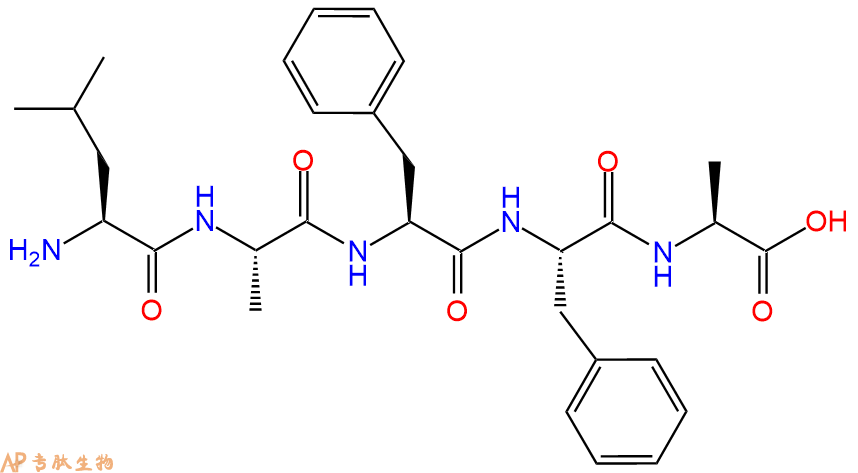 专肽生物产品五肽Leu-Ala-Phe-Phe-Ala365537-59-3
