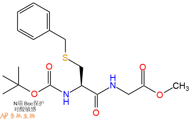 专肽生物产品二肽Boc-Cys(Bzl)-Gly-甲酯化52787-87-8
