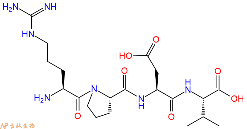 专肽生物产品四肽L-arginyl-Prolyl-Aspartyl-Valine126959-42-0